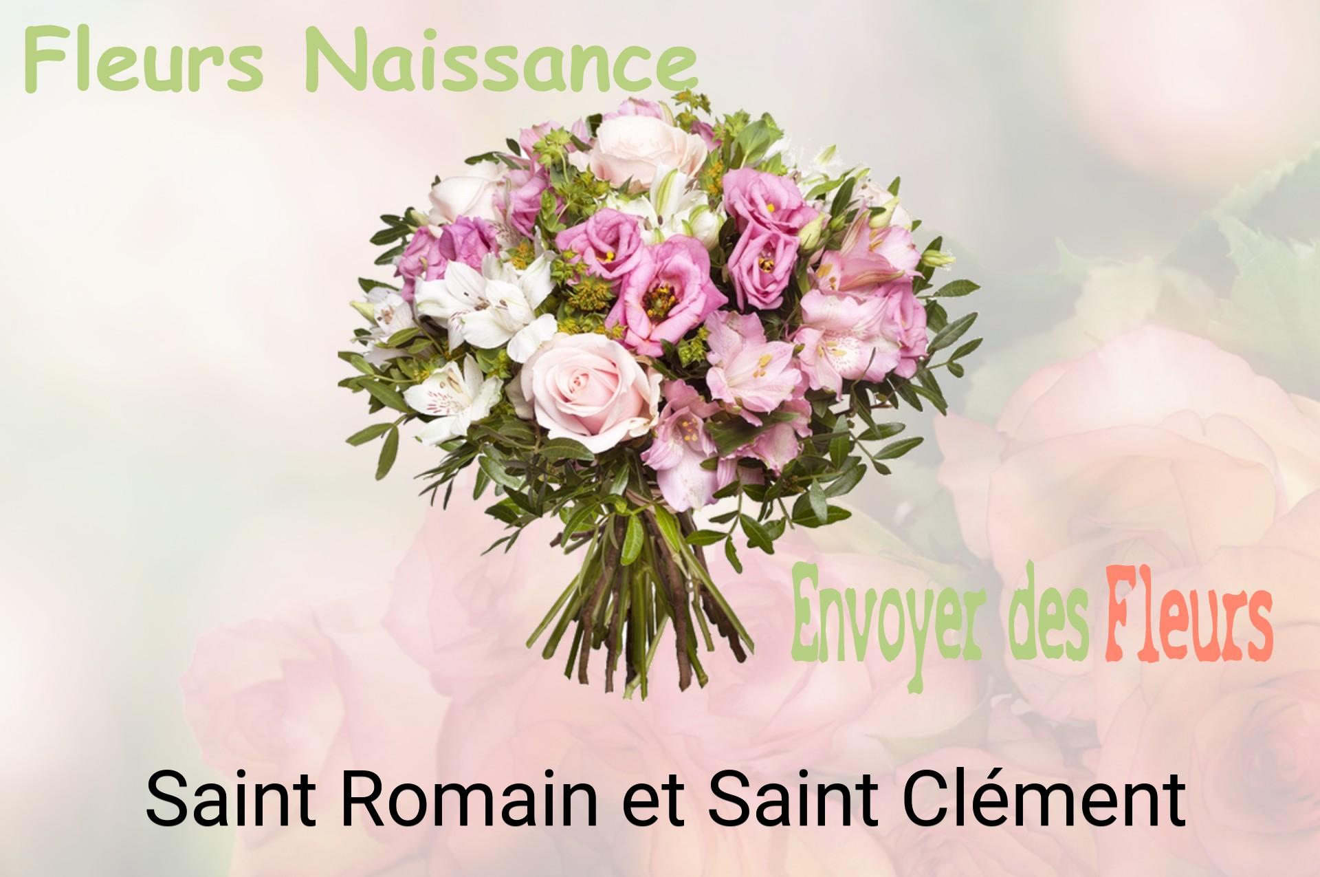 Bouquet de fleurs de naissance livré à Saint-Romain-et-Saint-Clément